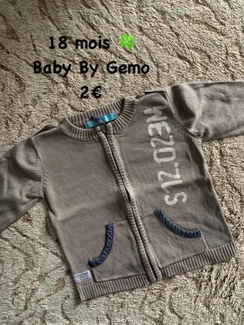 Gilet 🍀 18 mois 🍀 Gemo