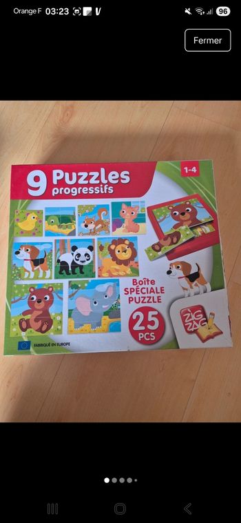 Puzzle animaux