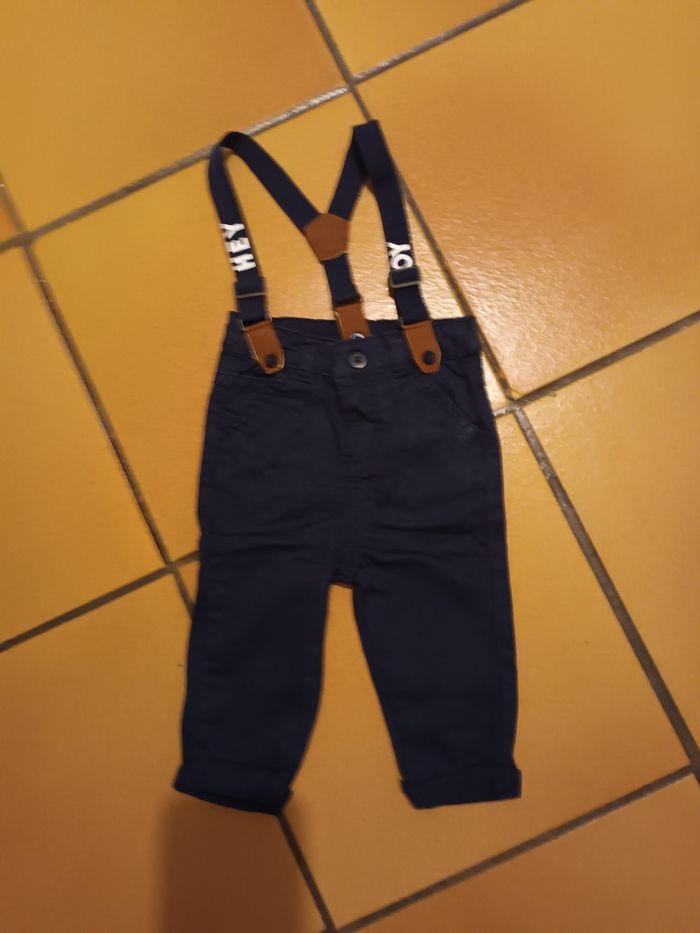 Pantalon avec bretelles orchestra 6 mois