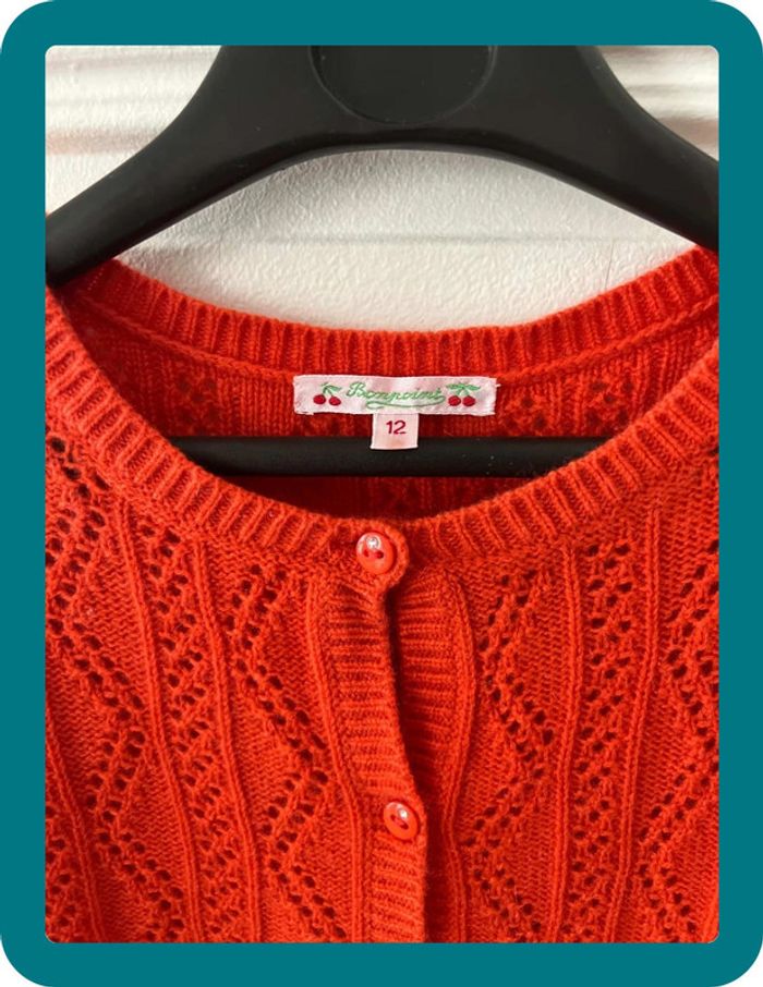 Gilet manches longues 100% cachemire 12 ans - Bonpoint - photo numéro 3