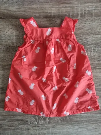 Robe bretelles ananas