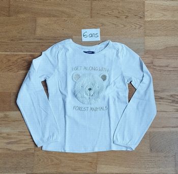 T-shirt fille 6 ans