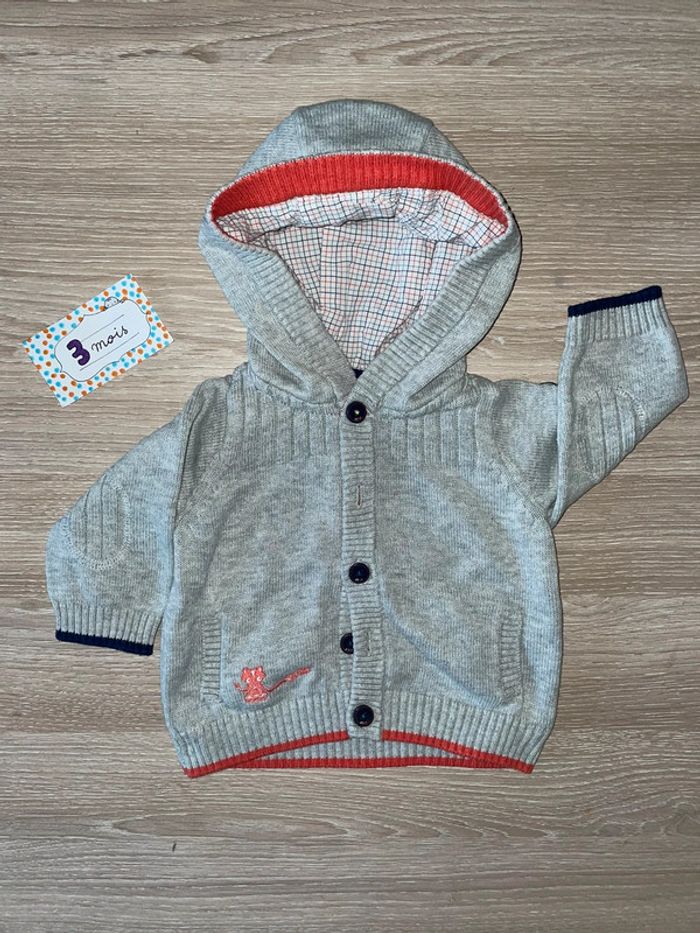 Ensemble Sergent Major 3 mois polo+ salopette + gilet - photo numéro 11