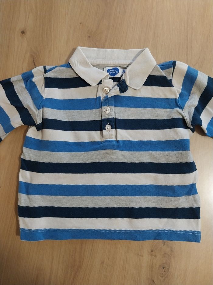 Polo manches longues 2 ans