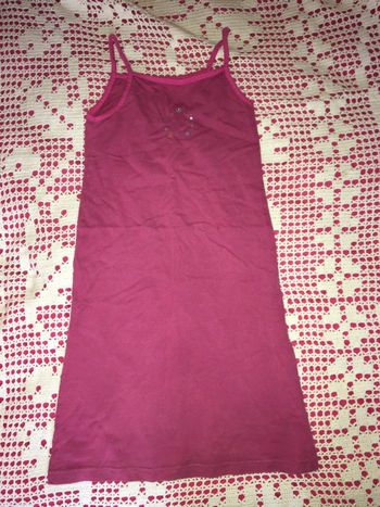 robe débardeur rose 10 ans