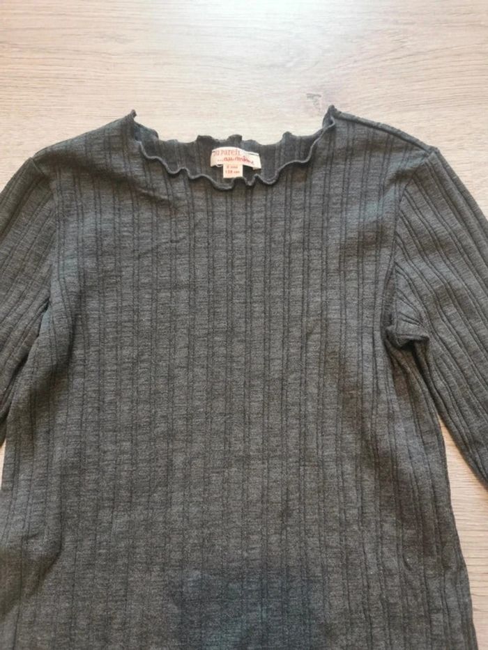 T-shirt manche longue marque Du Pareil au Même Dpam taille 8 ans - photo numéro 2
