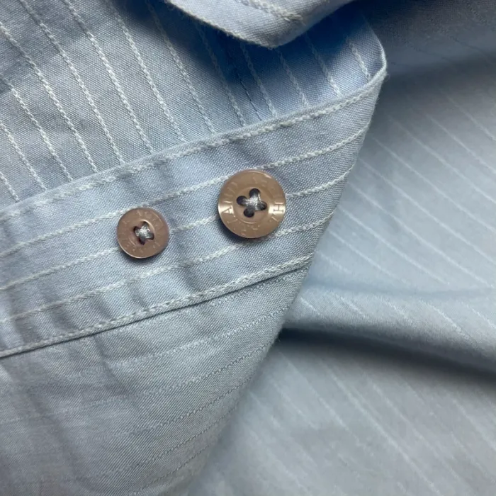 Chemise homme élégante Armand Thiery Per L’Uomo rayée bleu ciel 👔 #Business #Casual - photo numéro 6
