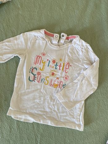 T-shirt manche longue taille 12 mois