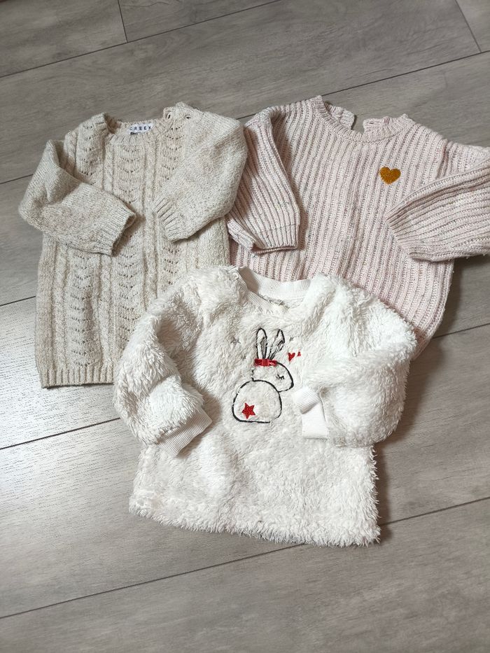 3 pull hiver fille