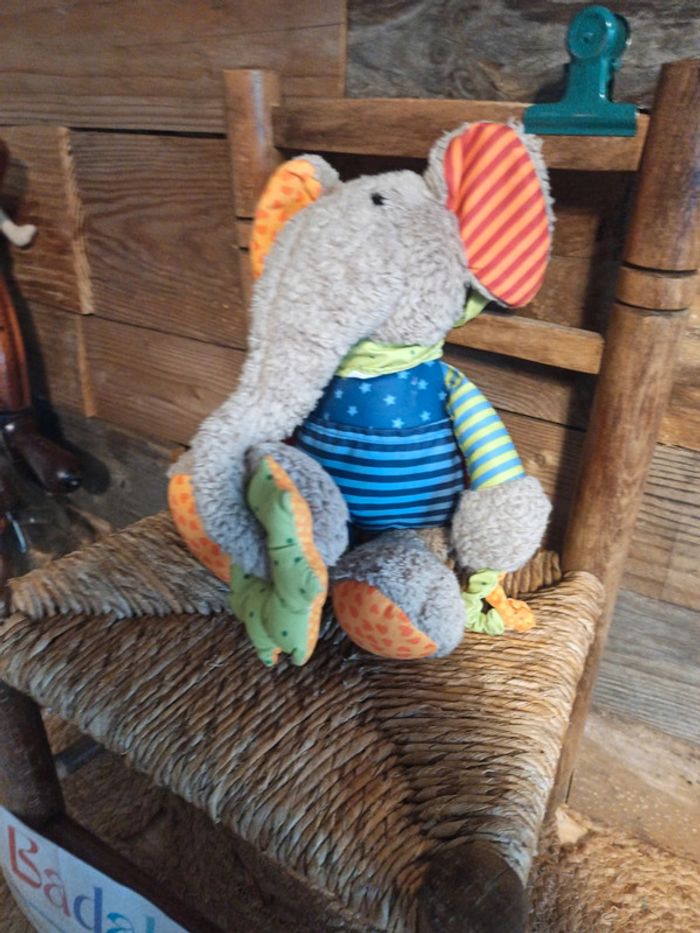 Peluche éléphant activité sigikid tbe - photo numéro 4