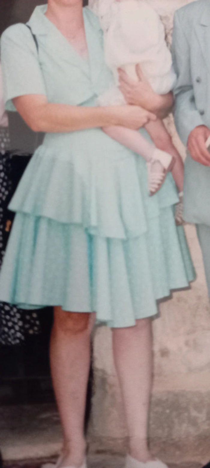 Robe a bretelle+ boléro T44 comme Neuf - photo numéro 8