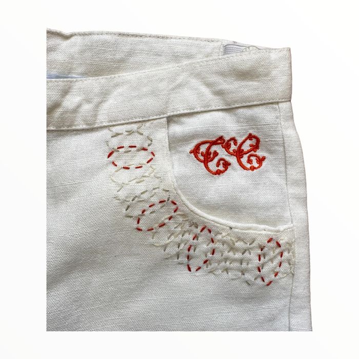 Pantalon lin blanc cassé Tartine et Chocolat 4 ans neuf(23€) - photo numéro 3