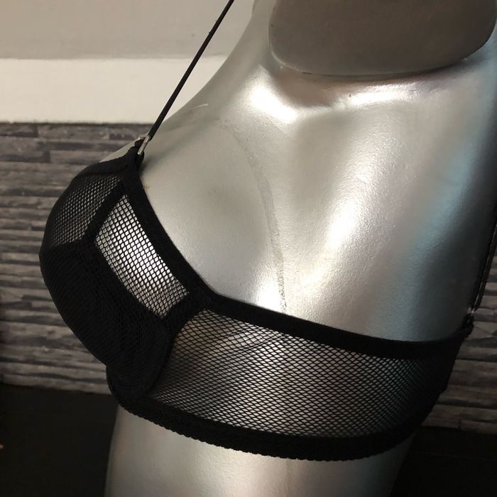 Soutien gorge noir résille 85 B Dim - photo numéro 3