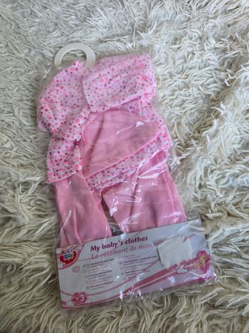 Vêtement de poupee pour bébé 40 - 45 cm : pyjama