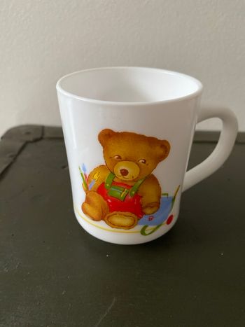 Mug arcopal vintage ourson