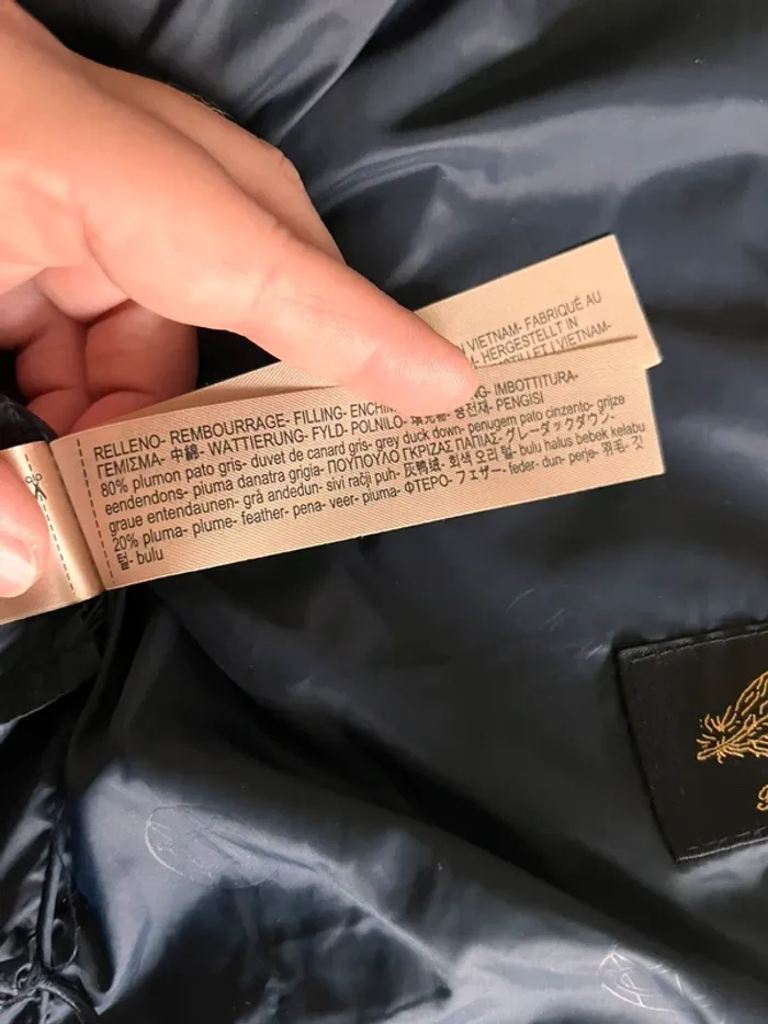 Manteau Massimo dutti marine avec fermeture double - photo numéro 5