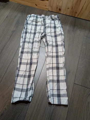 Pantalon mixte à carreaux 3 ans