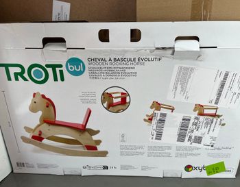 Cheval à bascule évolutif