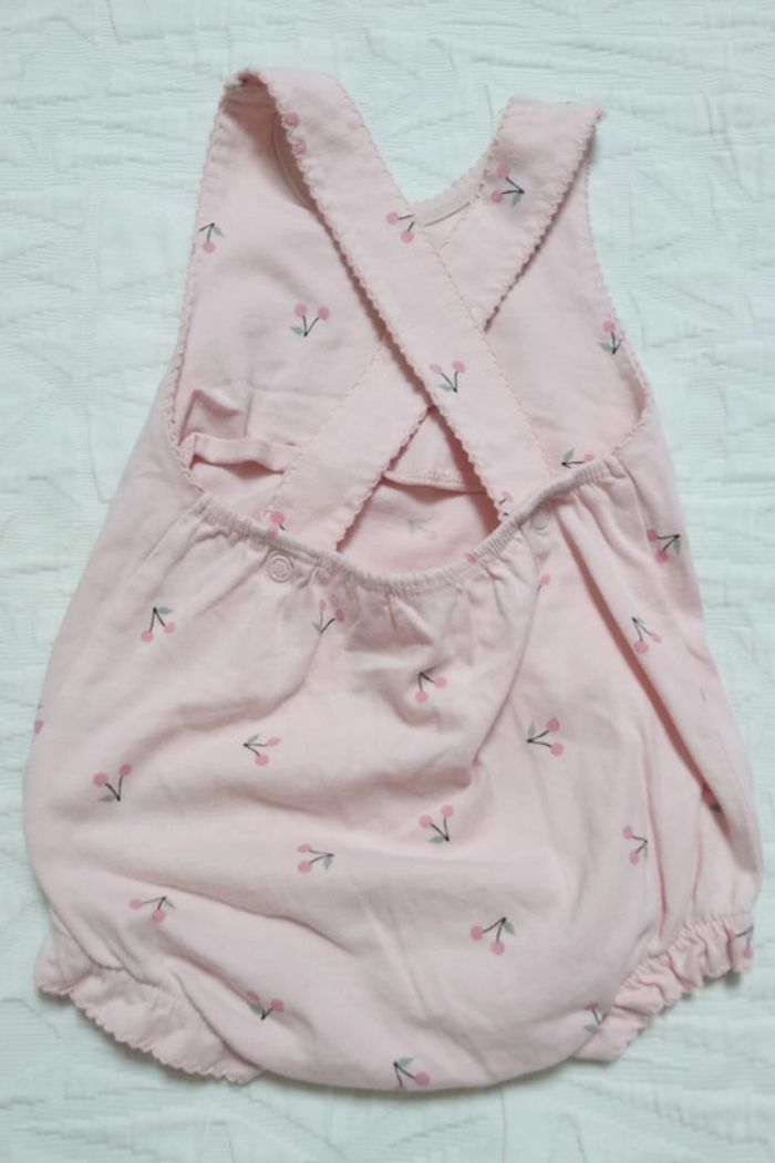 H&M barboteuse combi salopette rose cerise - photo numéro 2