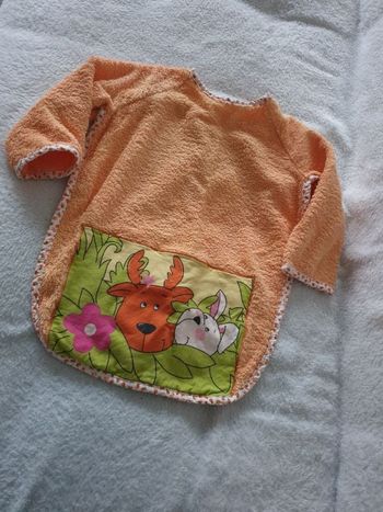 Bavoir manches longues mixtes