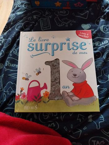 Le livre surprise de mes 1 an livre à toucher