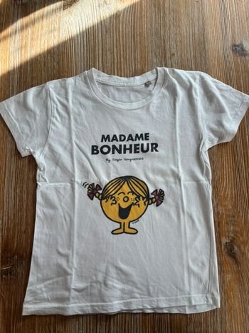 T-shirt Madame Bonheur 8 ans