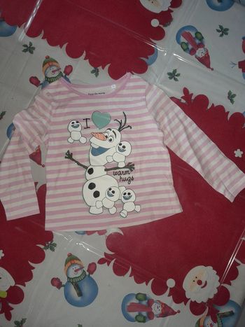 T-shirt frozen 4ans fille