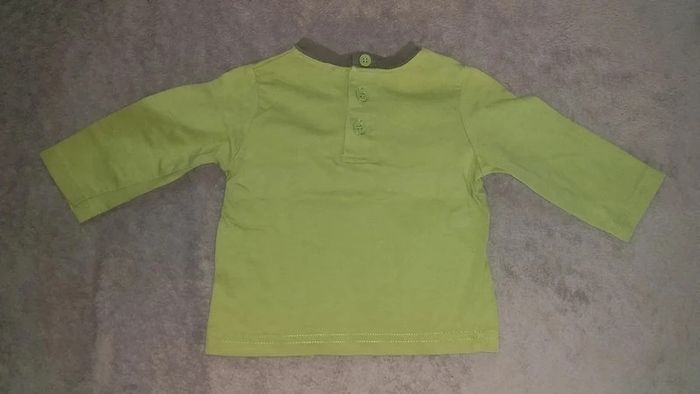 Lot de 2 t-shirts manches longues
garcon 6mois - photo numéro 3