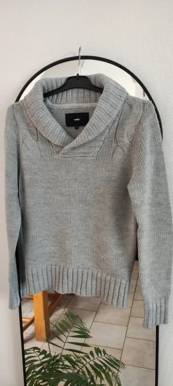 Gros Pull gris clair Celio S