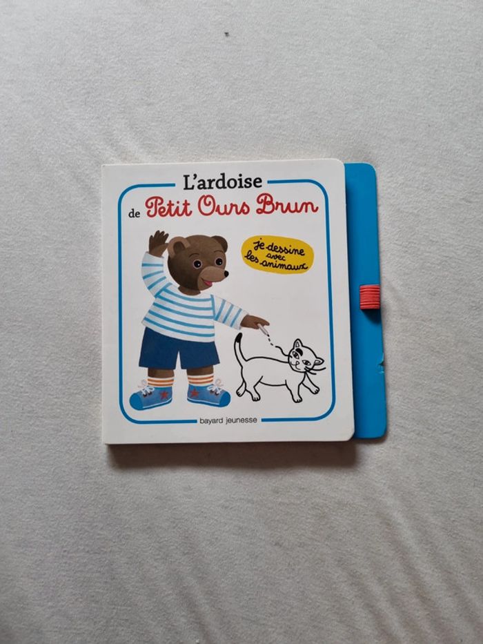 Livre ardoise Petit Ours brun Je dessine avec les animaux