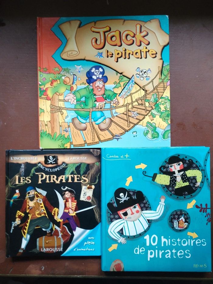 Lot de livres pirates