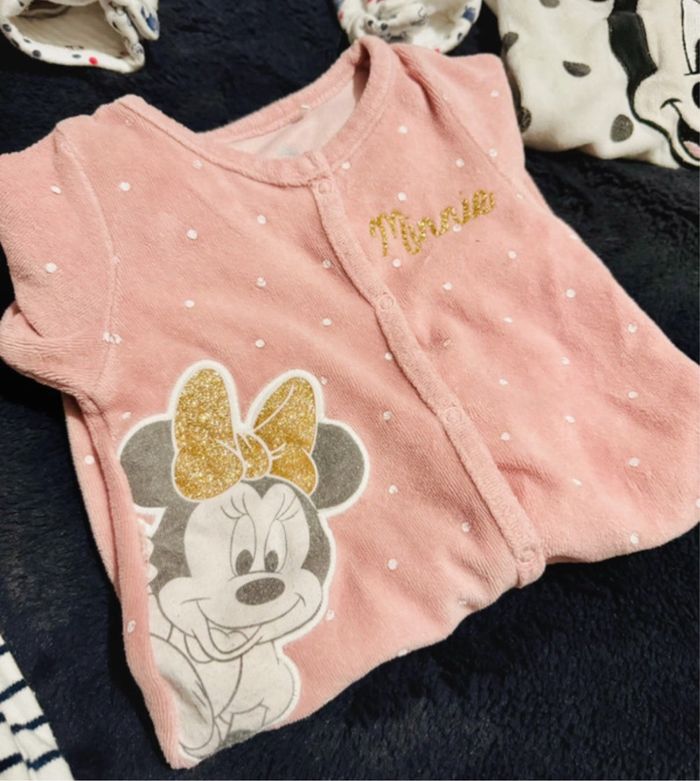 Lot 5 pyjamas fille Disney hiver 3 mois excellent état - photo numéro 7