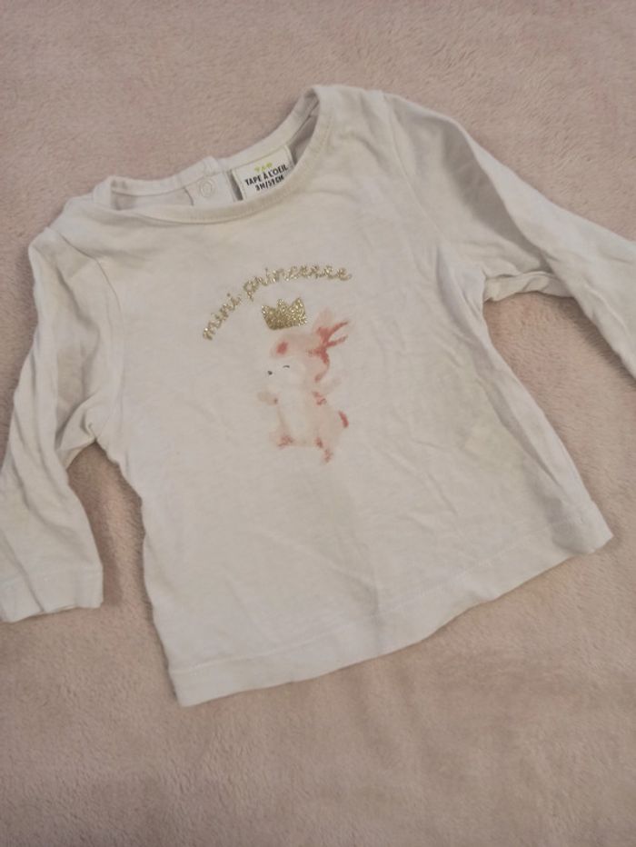 T-shirt bébé tape à l'oeil
