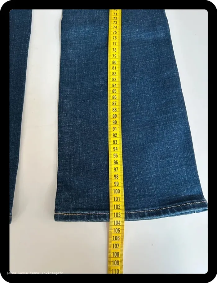 Jean Levi's Femme 725 High Rise Bootcut Marine | W25 L30 FR36 | Très Bon État | BP84 - photo numéro 9