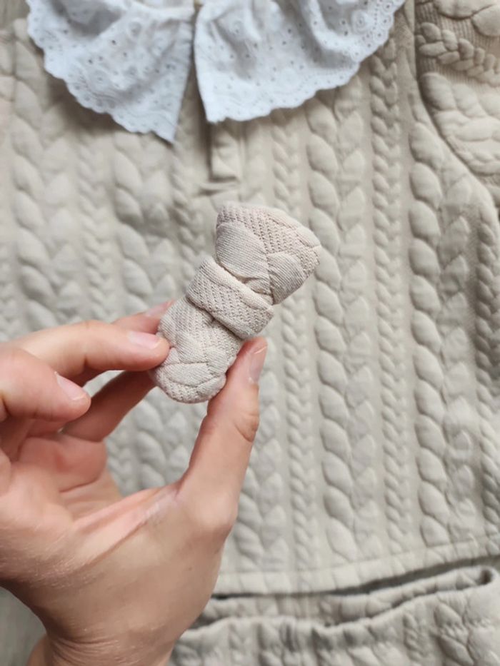 Ensemble Alix beige col broderie 24/36mois - photo numéro 15