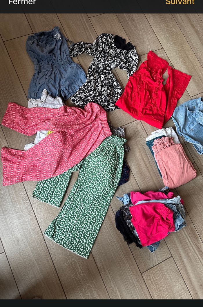 Lot vêtements fille