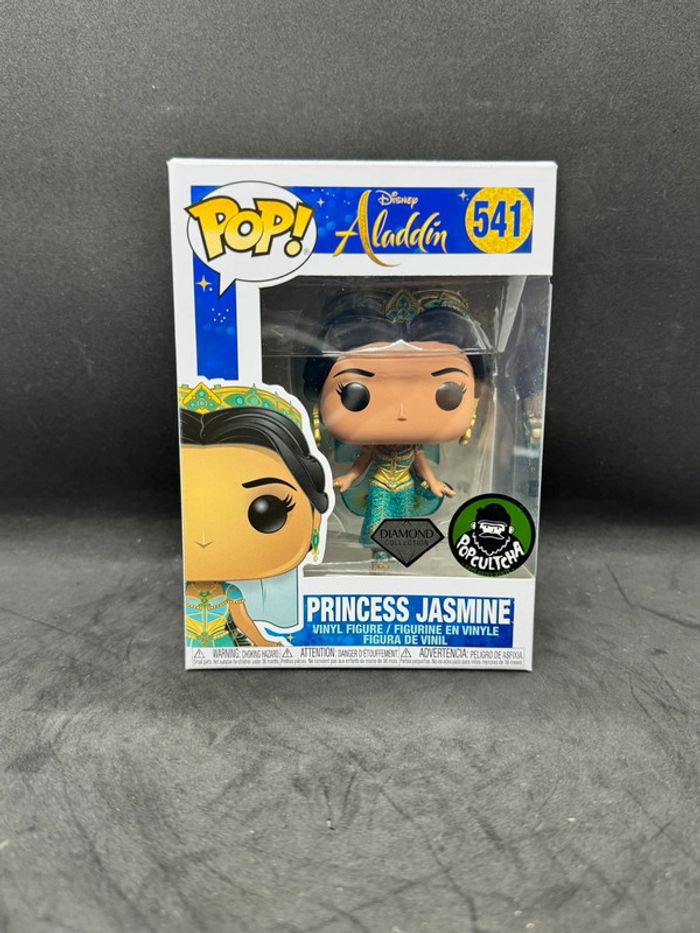 Funko pop Disney Aladdin princess jasmine 541 Diamond Popcultcha - photo numéro 2