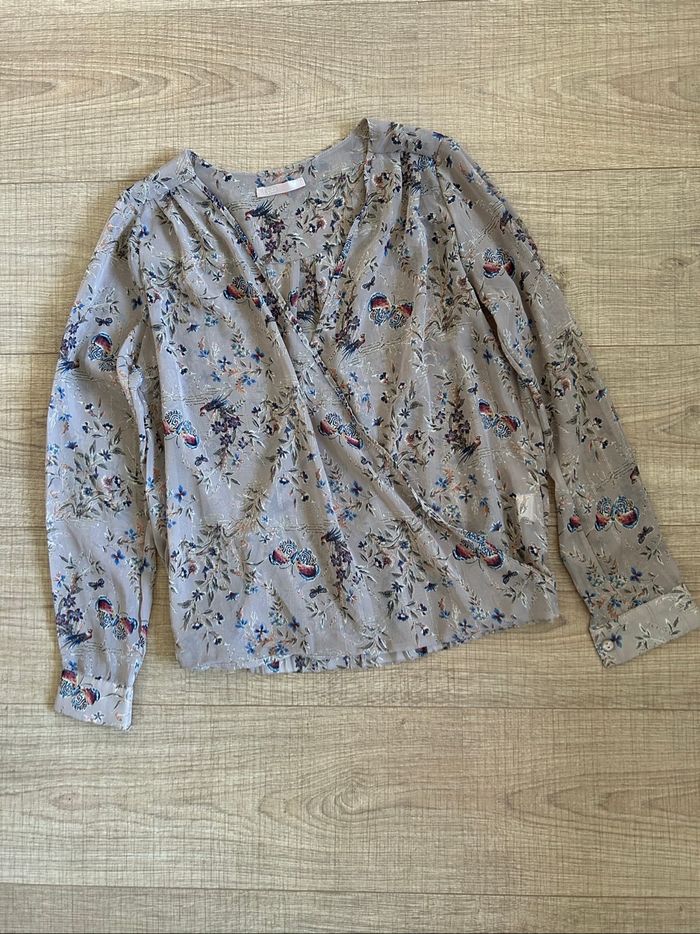 Blouse imprimée à manches longues LPB Woman taille S jamais portée - photo numéro 7