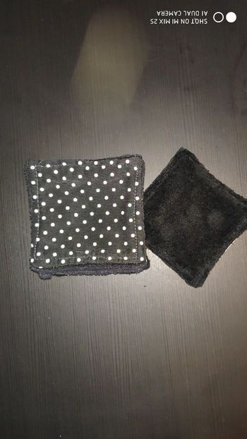 12 lingettes lavables, neuf