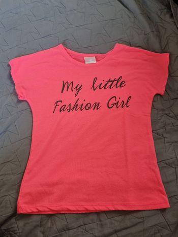 T-shirt rose fluo