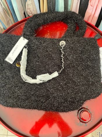 Sac à mains noir à paillettes 634