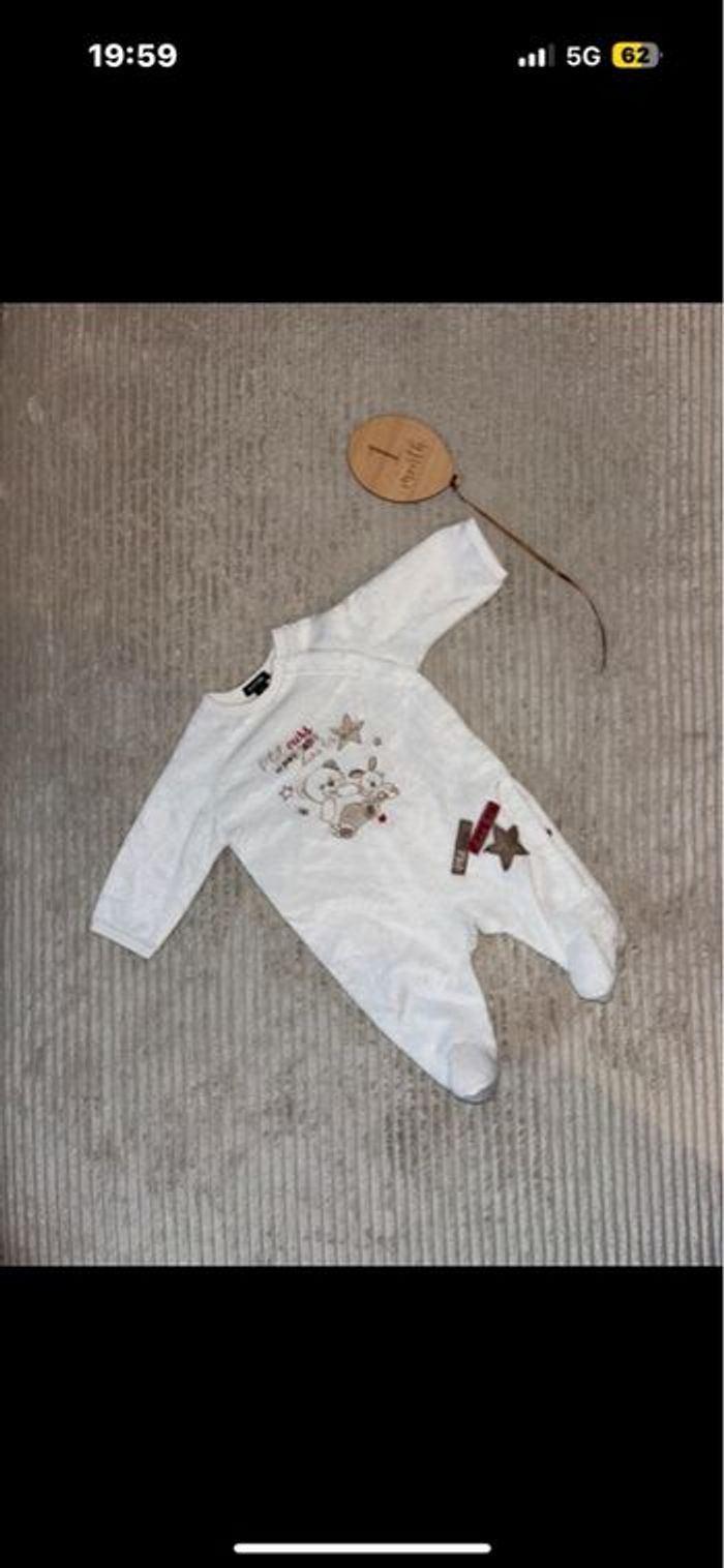 Pyjama velours blanc - photo numéro 2