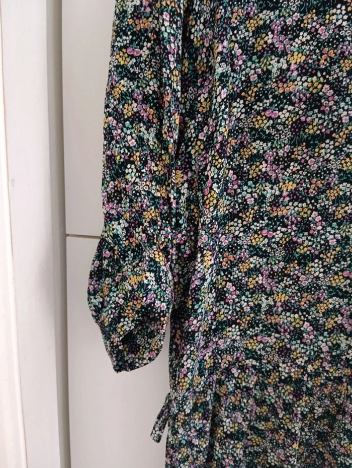 Robe vintage viscose à fleurs taille 46 - photo numéro 7