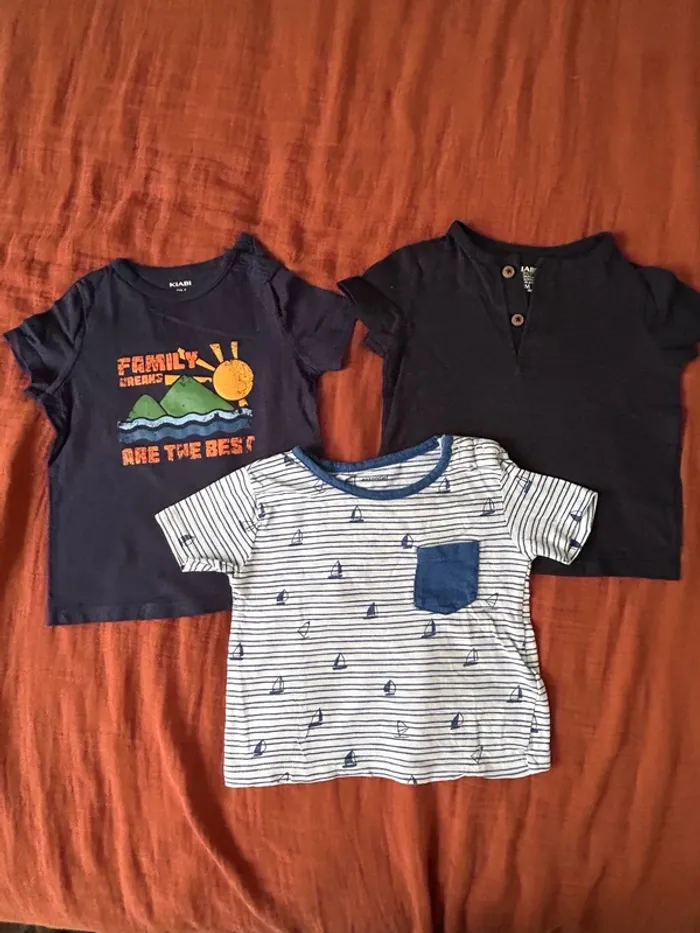 Lot 3 t shirt garçons