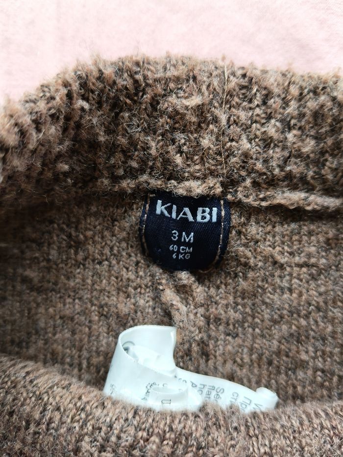 Pantalon chaud mixte Kiabi brun 60 cm - photo numéro 3