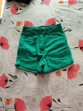 Short en jeans