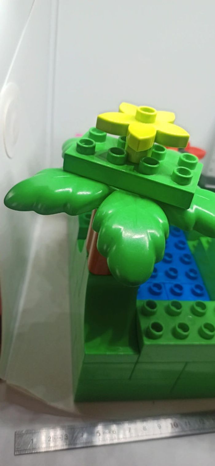 Décor paysage jungle avec rivière et panthère noire lego duplo - photo numéro 13