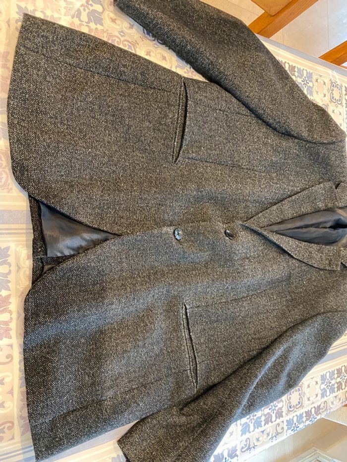 Veste noir chiné - photo numéro 3