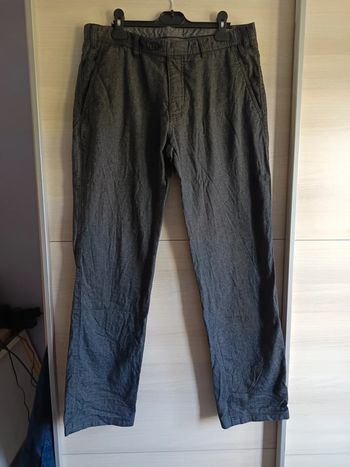Pantalon gris chiné 44
