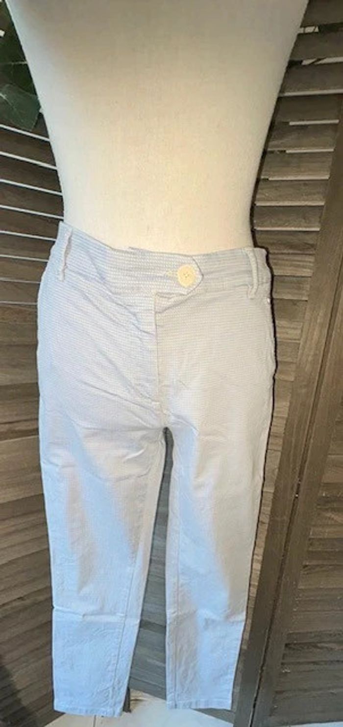 pantalon et legging Henry Cotton´s bleu clair taille 42 - photo numéro 2
